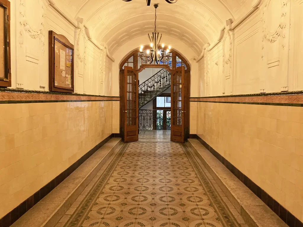 Historic tile replicas in Bratislava