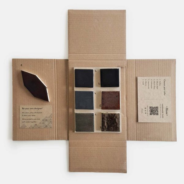 Ceramic sample pack "Dark"